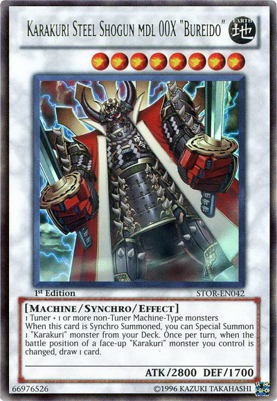 Karakuri Steel Shogun mdl 00X "Bureido" [STOR-EN042] Ultra Rare | Clutch Gaming