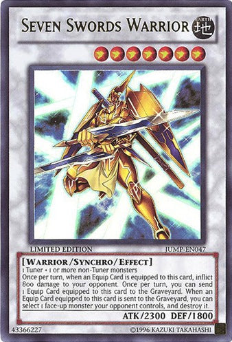 Seven Swords Warrior [JUMP-EN047] Ultra Rare | Clutch Gaming