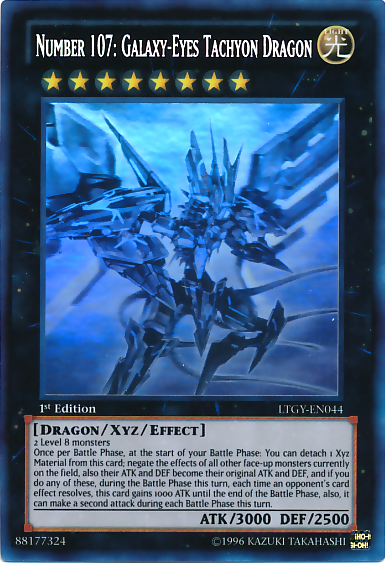 Number 107: Galaxy-Eyes Tachyon Dragon [LTGY-EN044] Ghost Rare | Clutch Gaming