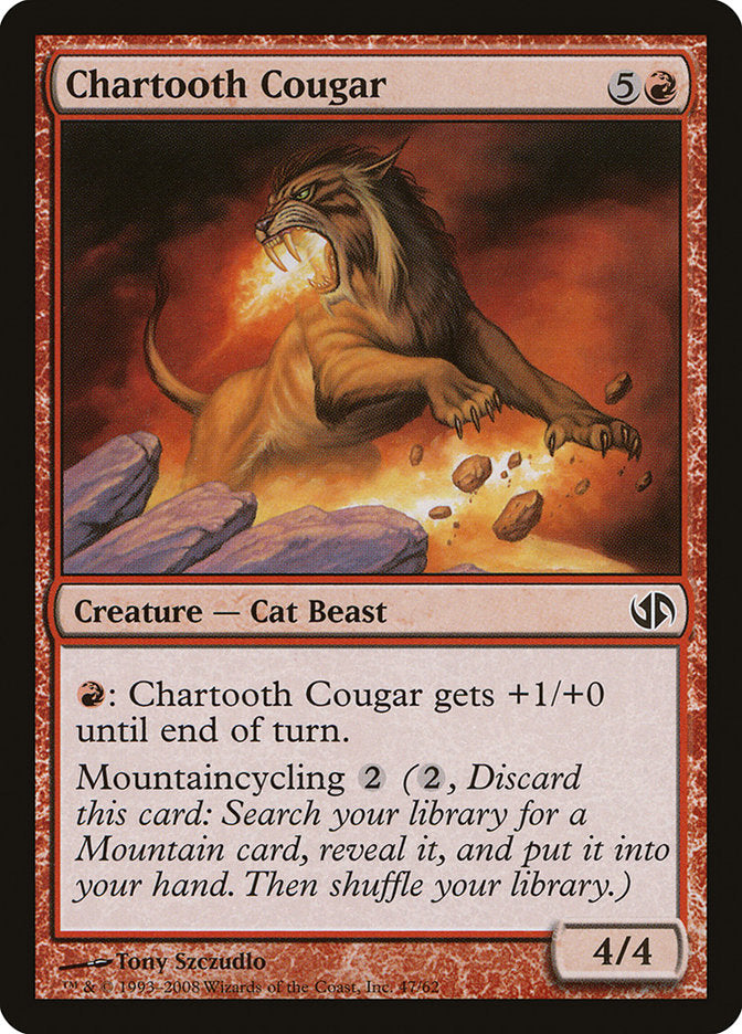 Chartooth Cougar [Duel Decks: Jace vs. Chandra] | Clutch Gaming