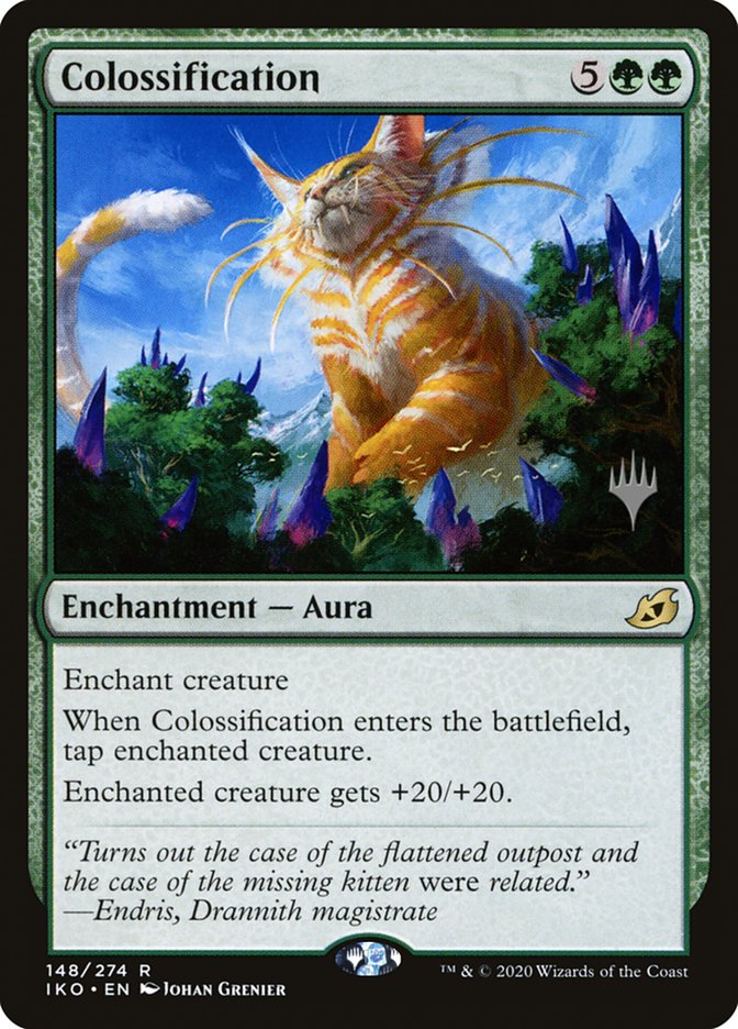 Colossification (Promo Pack) [Ikoria: Lair of Behemoths Promos] | Clutch Gaming