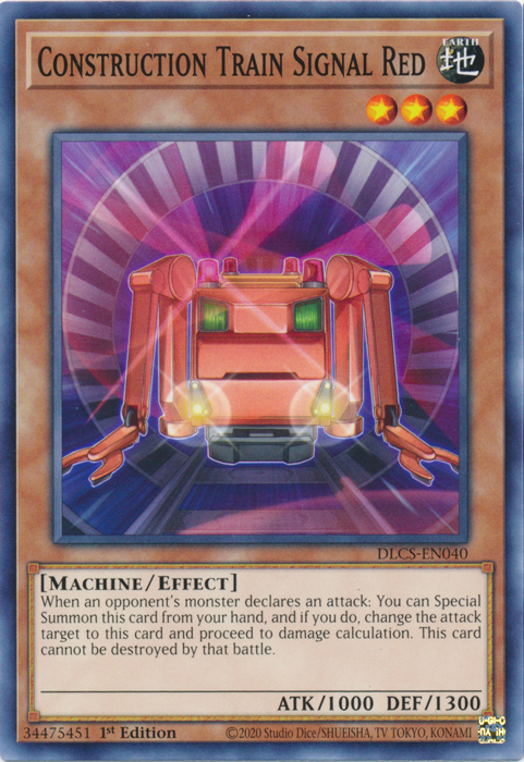 Construction Train Signal Red [DLCS-EN040] Common | Clutch Gaming