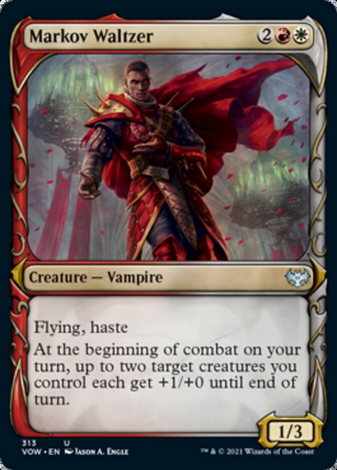 Markov Waltzer (Showcase Fang Frame) [Innistrad: Crimson Vow] | Clutch Gaming