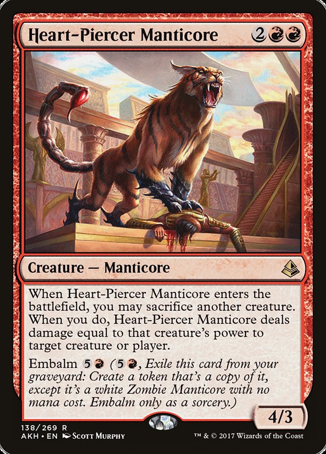 Heart-Piercer Manticore [Amonkhet] | Clutch Gaming