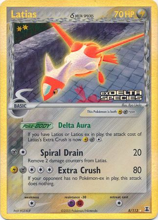 Latias (8/113) (Delta Species) (Stamped) [EX: Delta Species] | Clutch Gaming