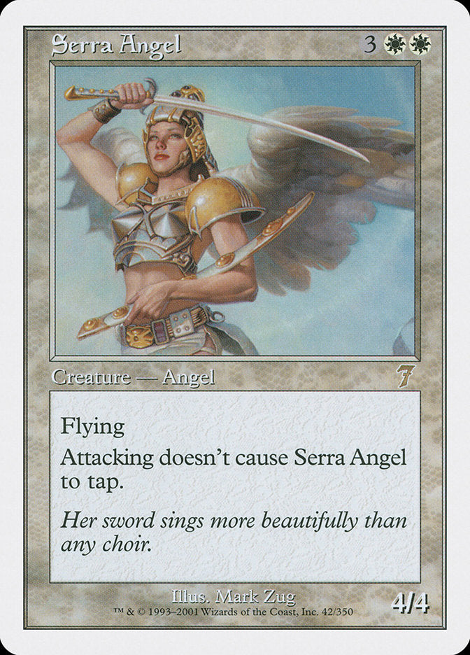 Serra Angel [Seventh Edition] | Clutch Gaming