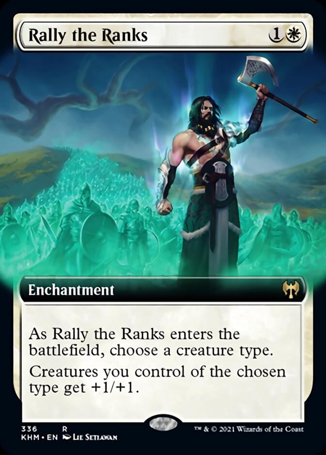 Rally the Ranks (Extended Art) [Kaldheim] | Clutch Gaming