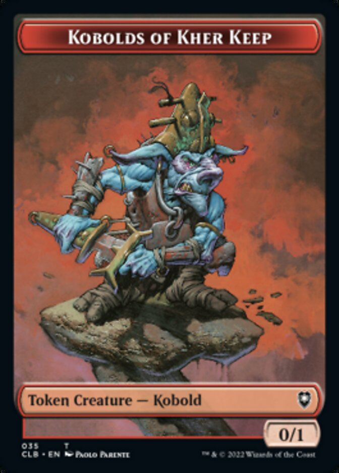 Kobolds of Kher Keep // Treasure Double-Sided Token [Commander Legends: Battle for Baldur's Gate Tokens] | Clutch Gaming