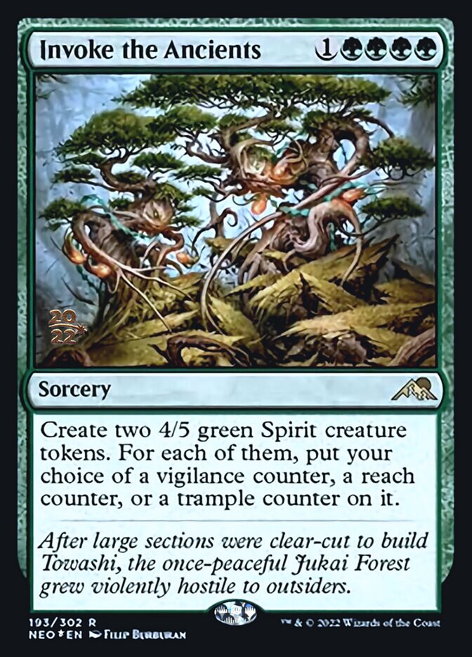 Invoke the Ancients [Kamigawa: Neon Dynasty Prerelease Promos] | Clutch Gaming