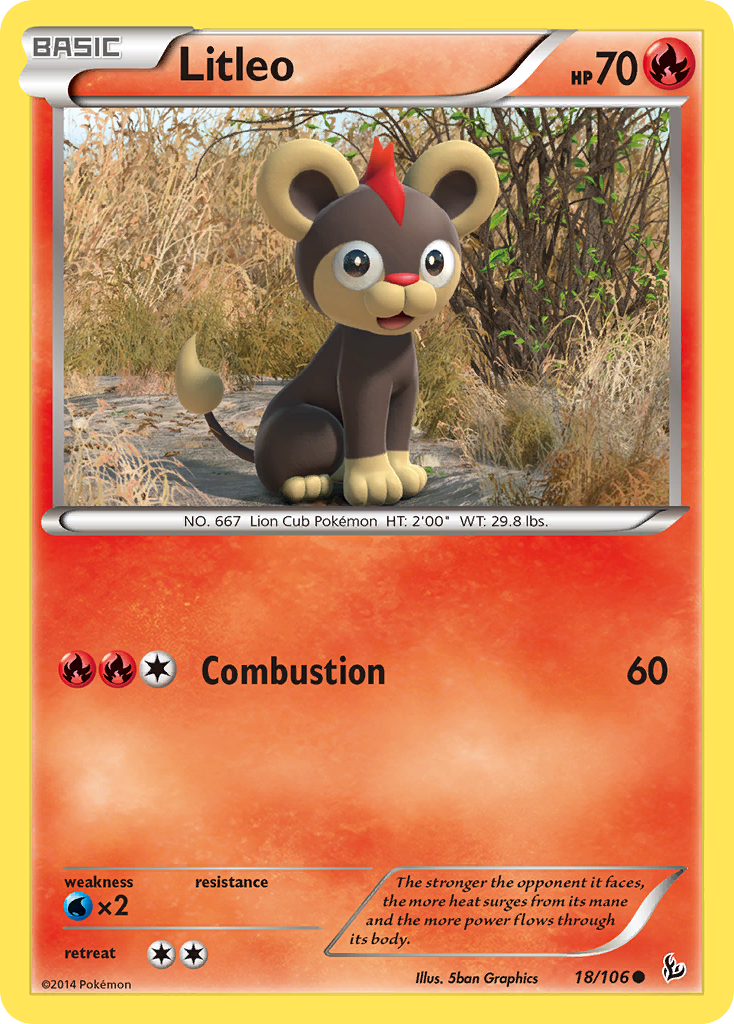 Litleo (18/106) [XY: Flashfire] | Clutch Gaming