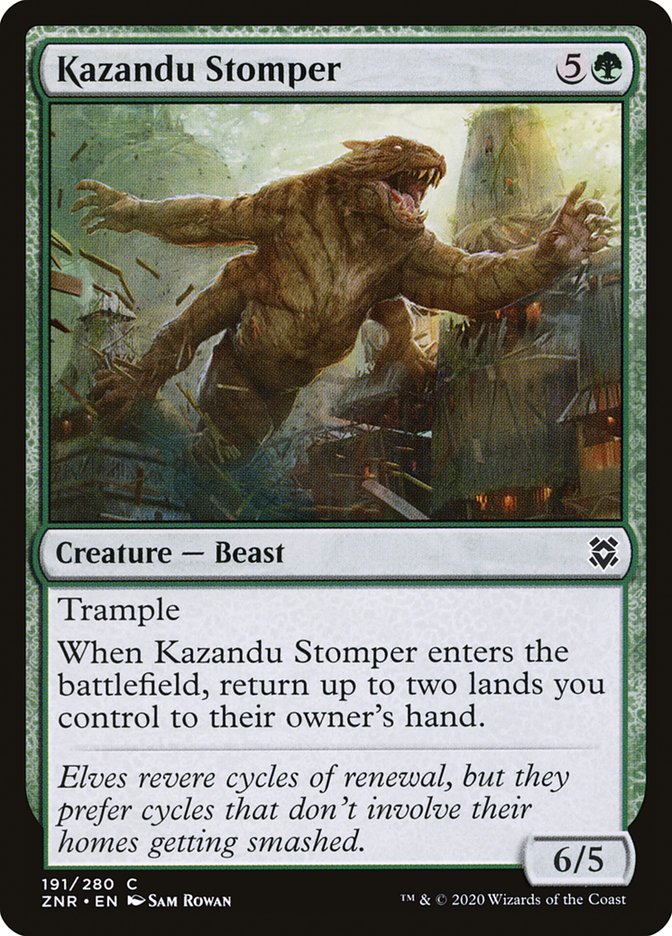 Kazandu Stomper [Zendikar Rising] | Clutch Gaming