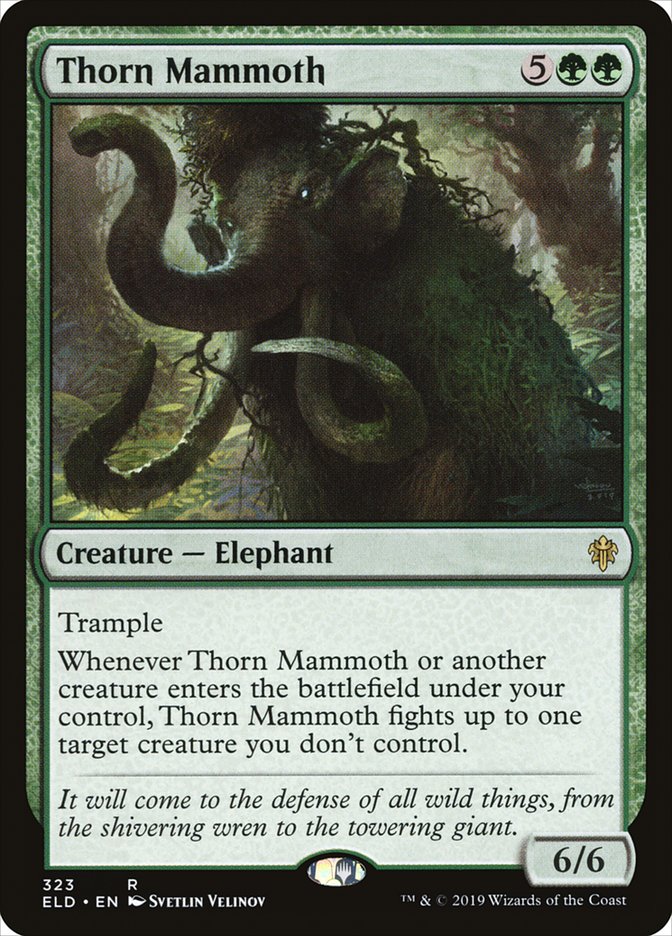 Thorn Mammoth [Throne of Eldraine] | Clutch Gaming