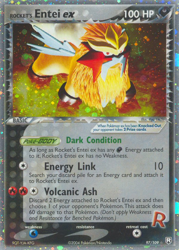 Rocket's Entei ex (97/109) [EX: Team Rocket Returns] | Clutch Gaming