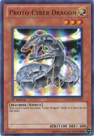 Proto-Cyber Dragon [LCGX-EN177] Ultra Rare | Clutch Gaming