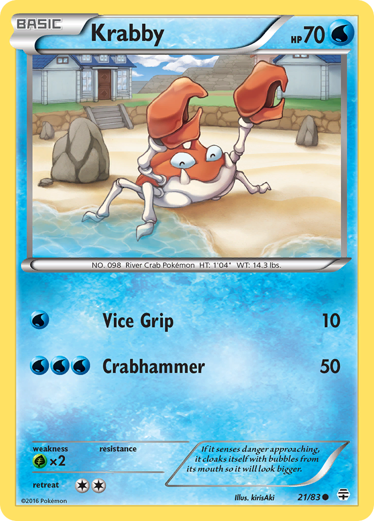 Krabby (21/83) [XY: Generations] | Clutch Gaming