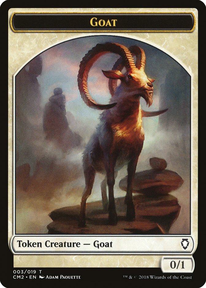 Goat Token [Commander Anthology Volume II Tokens] | Clutch Gaming