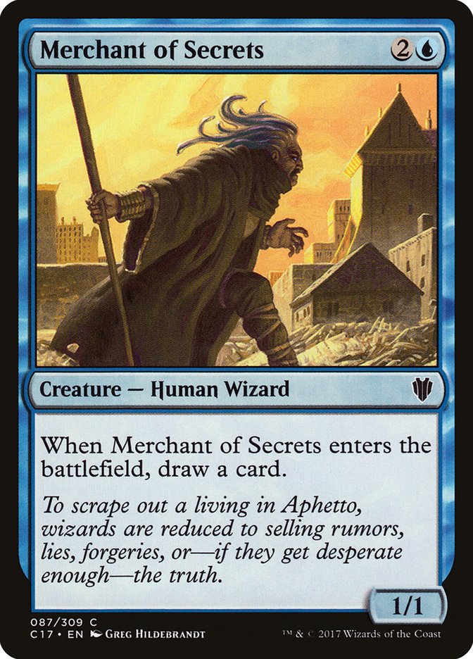 Merchant of Secrets [Commander 2017] | Clutch Gaming