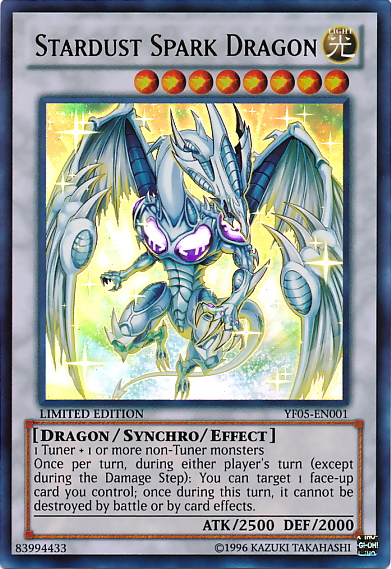 Stardust Spark Dragon [YF05-EN001] Ultra Rare | Clutch Gaming