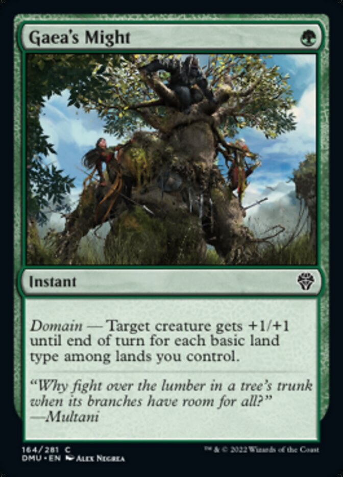 Gaea's Might [Dominaria United] | Clutch Gaming