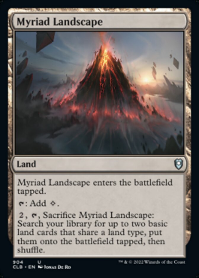 Myriad Landscape [Commander Legends: Battle for Baldur's Gate] | Clutch Gaming