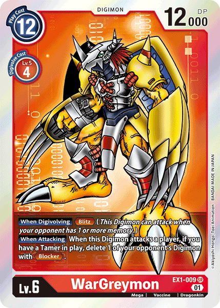 WarGreymon [EX1-009] [Classic Collection] | Clutch Gaming