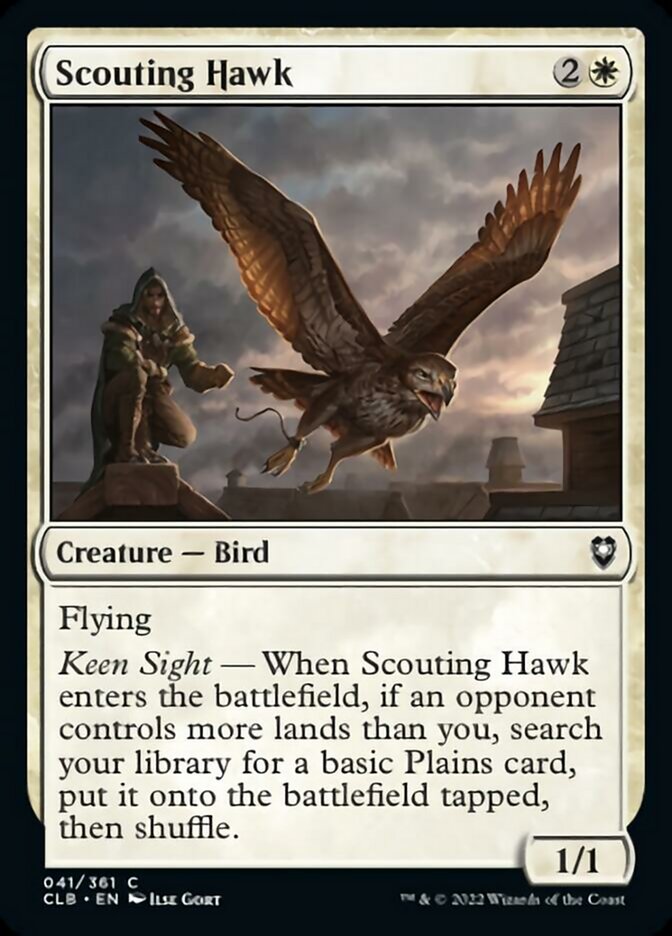 Scouting Hawk [Commander Legends: Battle for Baldur's Gate] | Clutch Gaming