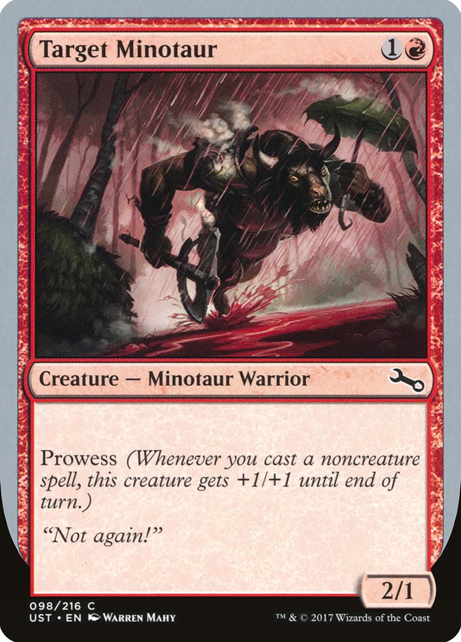 Target Minotaur (Rain Art) [Unstable] | Clutch Gaming