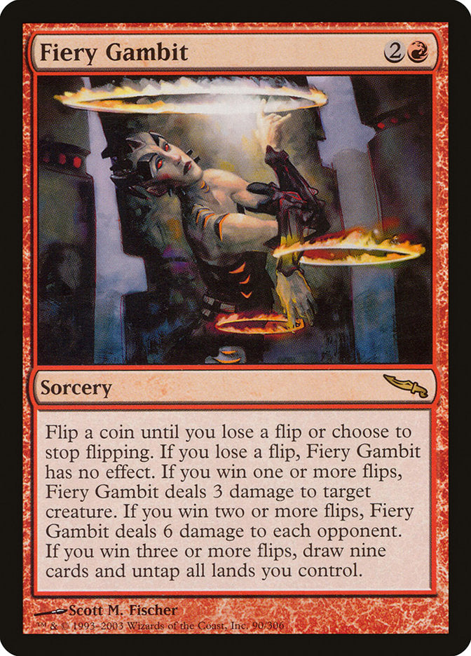 Fiery Gambit [Mirrodin] | Clutch Gaming