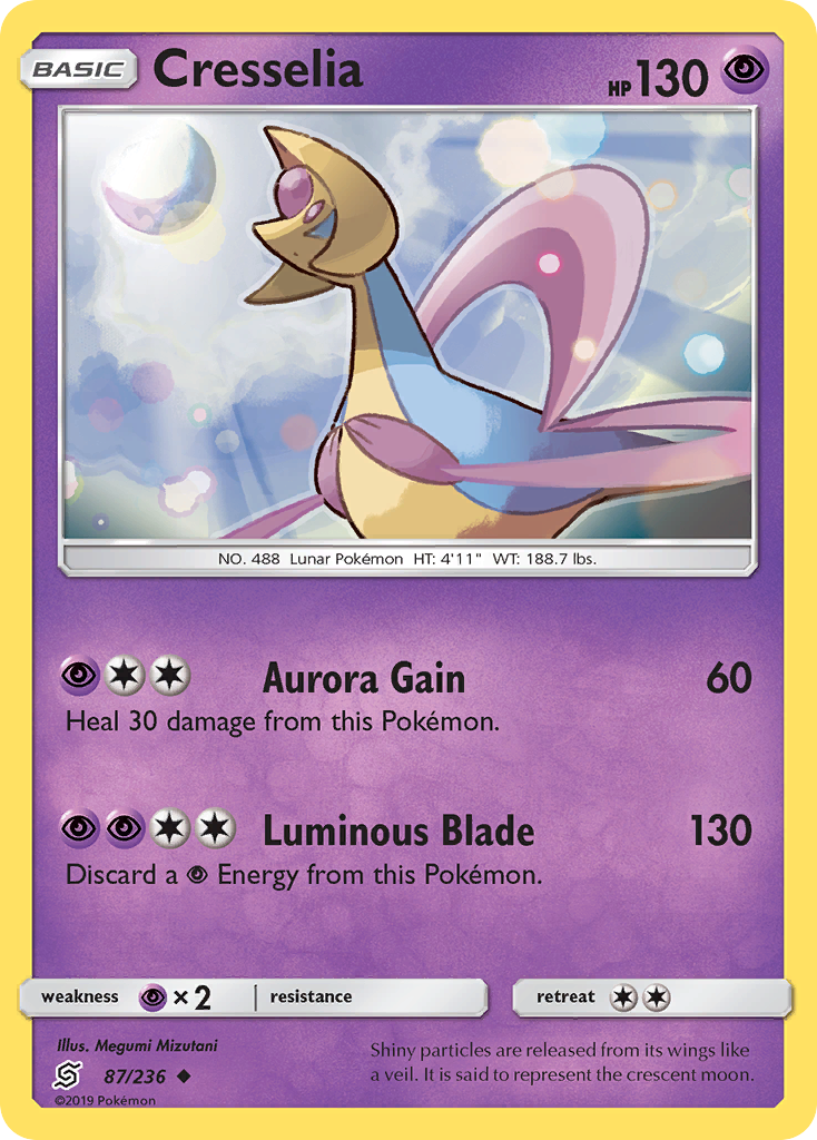 Cresselia (87/236) [Sun & Moon: Unified Minds] | Clutch Gaming