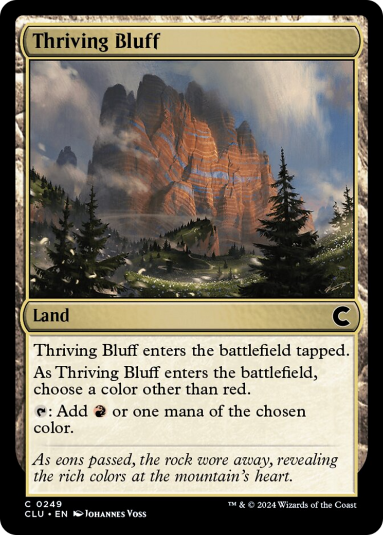 Thriving Bluff [Ravnica: Clue Edition] | Clutch Gaming