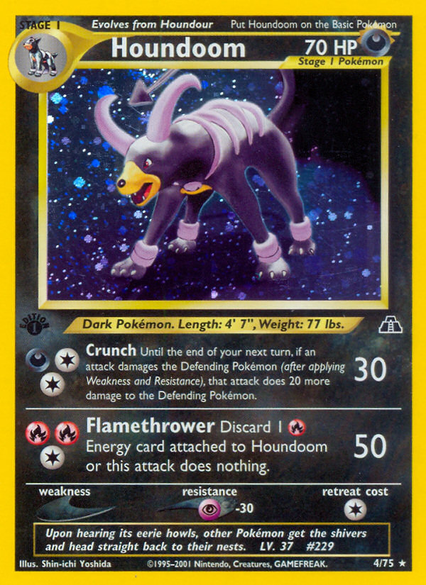 Houndoom (4/75) [Neo Discovery 1st Edition] | Clutch Gaming