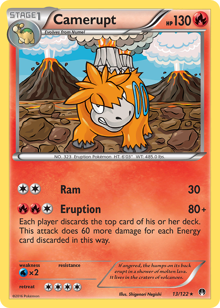 Camerupt (13/122) [XY: BREAKpoint] | Clutch Gaming