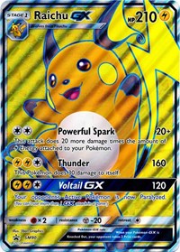 Raichu GX (SM90) (Jumbo Card) [Sun & Moon: Black Star Promos] | Clutch Gaming