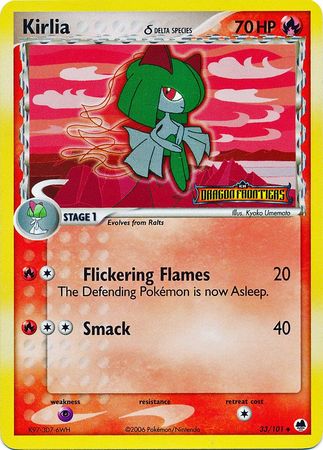 Kirlia (33/101) (Delta Species) (Stamped) [EX: Dragon Frontiers] | Clutch Gaming