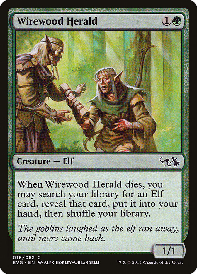 Wirewood Herald (Elves vs. Goblins) [Duel Decks Anthology] | Clutch Gaming