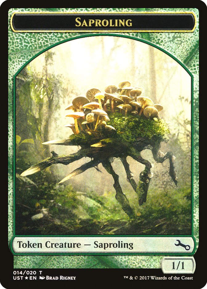 Saproling // Saproling Double-Sided Token [Unstable Tokens] | Clutch Gaming