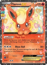 Flareon EX (RC6/RC32) [Generations: Radiant Collection] | Clutch Gaming