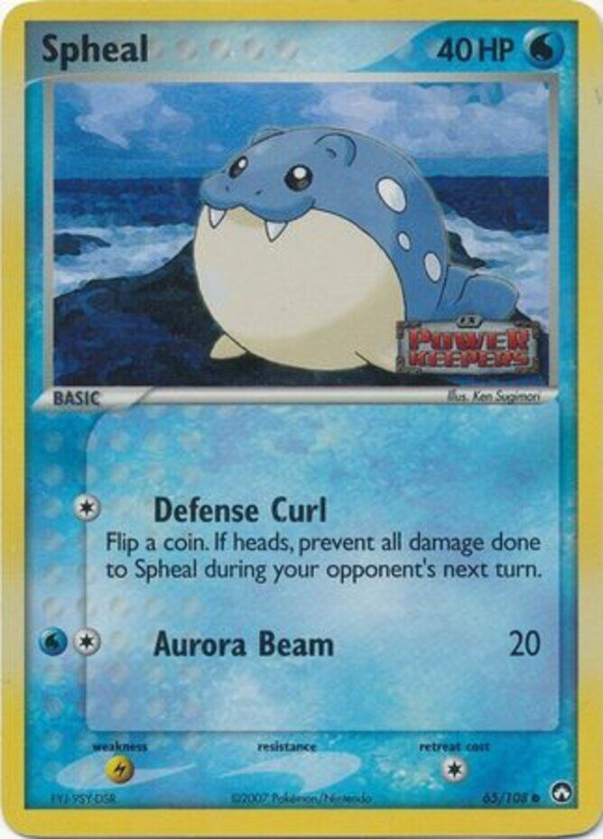 Spheal (65/108) (Stamped) [EX: Power Keepers] | Clutch Gaming