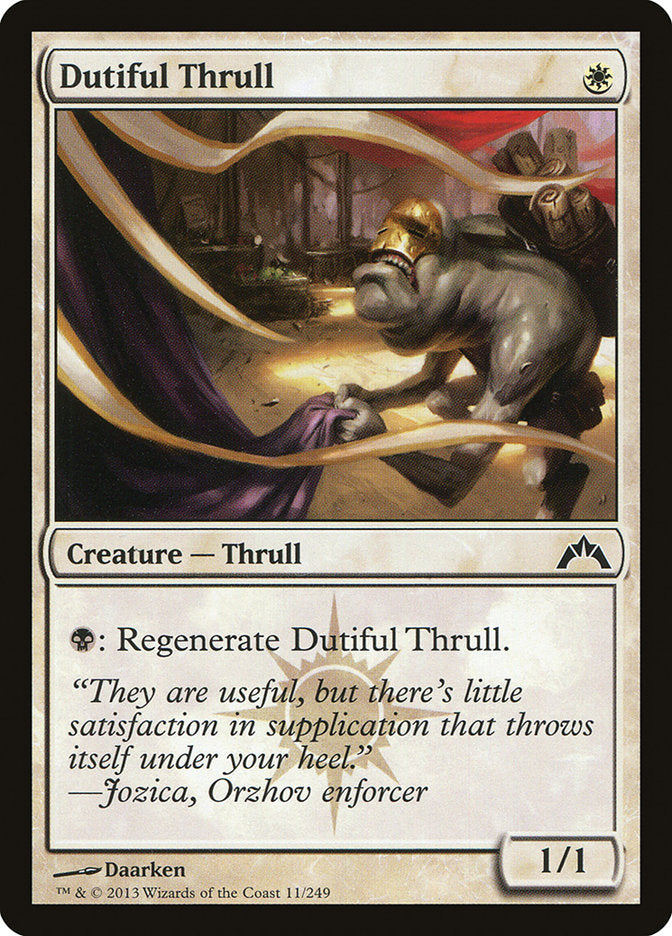 Dutiful Thrull [Gatecrash] | Clutch Gaming