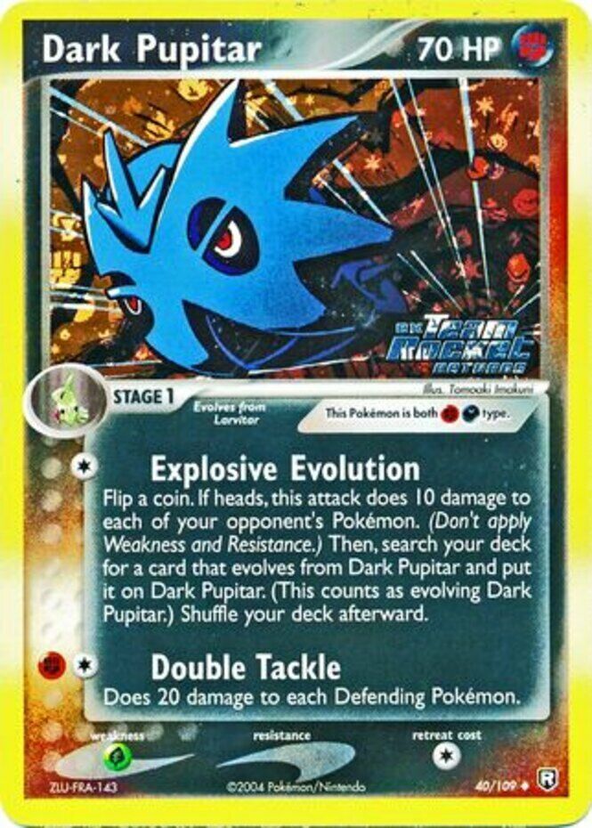 Dark Pupitar (40/109) (Stamped) [EX: Team Rocket Returns] | Clutch Gaming