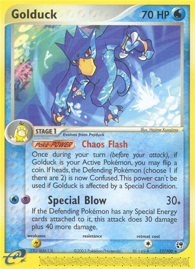 Golduck (17/100) [EX: Sandstorm] | Clutch Gaming