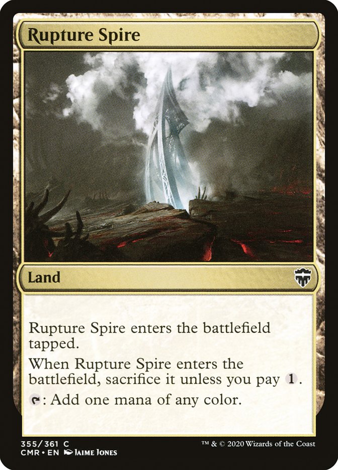 Rupture Spire (355) [Commander Legends] | Clutch Gaming