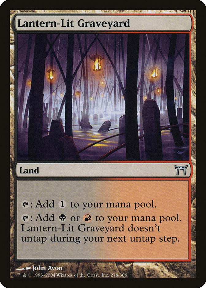 Lantern-Lit Graveyard [Champions of Kamigawa] | Clutch Gaming