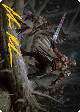 Tovolar, Dire Overlord 1 Art Card (Gold-Stamped Signature) [Innistrad: Midnight Hunt Art Series] | Clutch Gaming