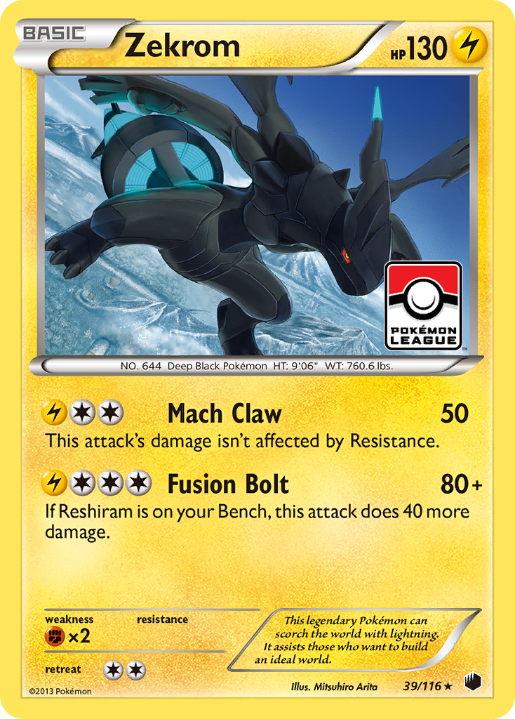 Zekrom (39/116) [Black & White: Plasma Freeze] | Clutch Gaming