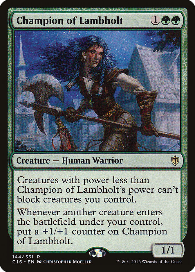 Champion of Lambholt [Commander 2016] | Clutch Gaming