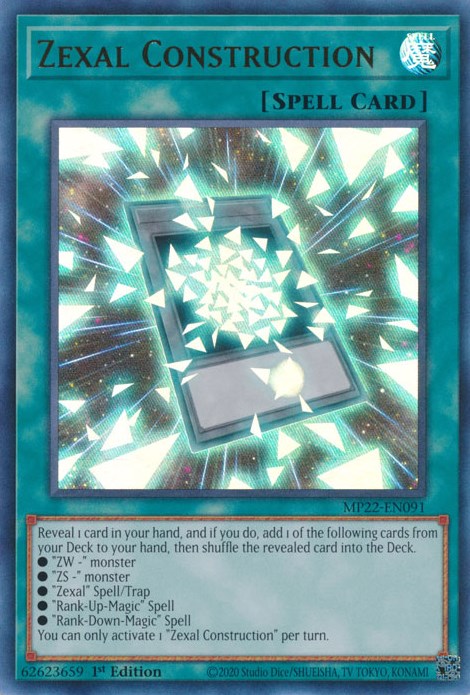 Zexal Construction [MP22-EN091] Ultra Rare | Clutch Gaming