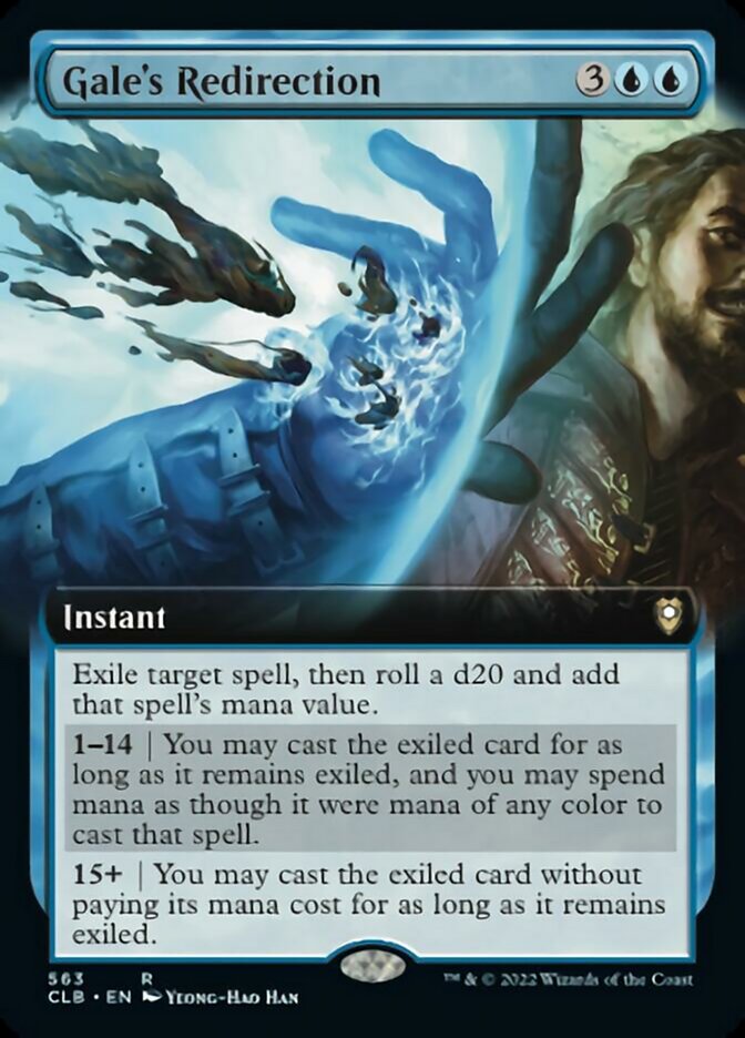 Gale's Redirection (Extended Art) [Commander Legends: Battle for Baldur's Gate] | Clutch Gaming