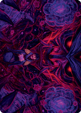 Reckoner Shakedown Art Card [Kamigawa: Neon Dynasty Art Series] | Clutch Gaming