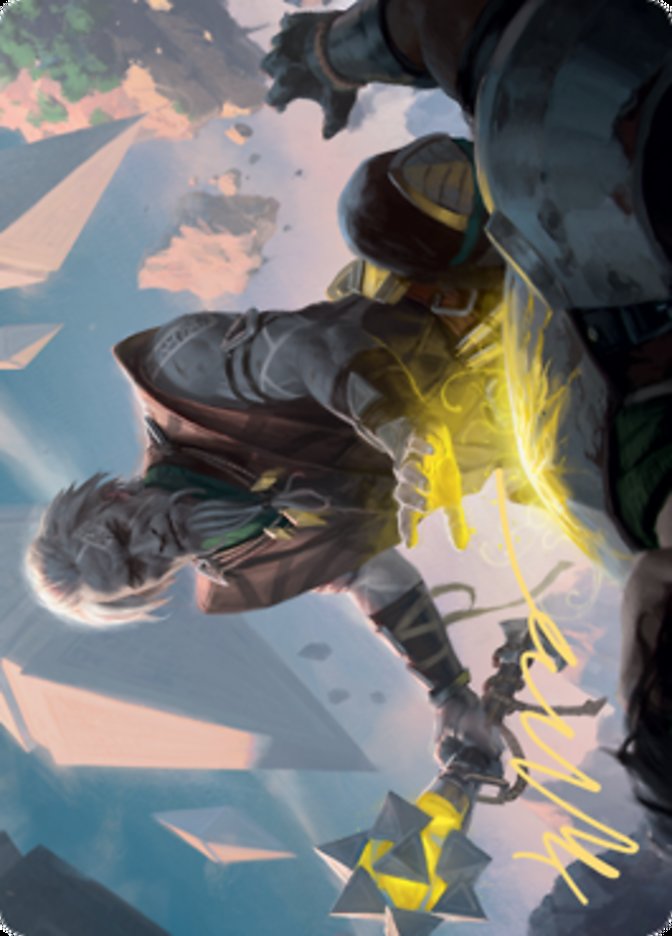 Expedition Healer Art Card (Gold-Stamped Signature) [Zendikar Rising Art Series] | Clutch Gaming